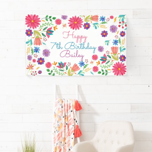 Fiesta Mexicana Folk Lore Banner (Insitu)