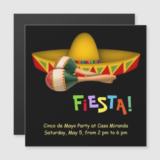 Fiesta Mexicana Magneteinladung