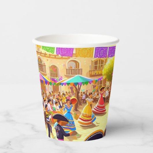 Fiesta Mexicana Pappbecher (Vorderseite)