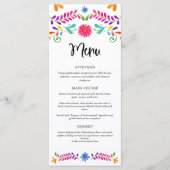 Fiesta Mexico Themenmenü Menükarte (Vorderseite)