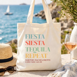 Fiesta Mexico Trip Bachelorette Personalisiert Tragetasche