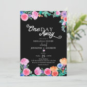 Fiesta | Mexikanische Blume | Abendessen Probe Einladung (Stehend Vorderseite)