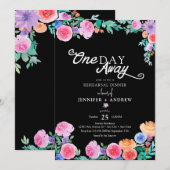 Fiesta | Mexikanische Blume | Abendessen Probe Einladung (Vorne/Hinten)