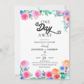 Fiesta | Mexikanische Blume | Abendessen Probe Einladung (Vorderseite)