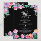 Fiesta | Mexikanische Blume | Abendessen Probe Einladung (Vorne/Hinten)