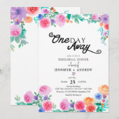 Fiesta | Mexikanische Blume | Abendessen Probe Einladung (Vorne/Hinten)