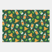 Fiesta mexikanisches Essen Geschenkpapier Set (Vorderseite)