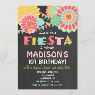 Fiesta-mexikanisches Geburtstags-Party Einladung