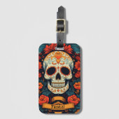 Fiesta! mexikanisches PARTY Gepäckanhänger (Vorderseite Vertikal)