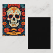 Fiesta! mexikanisches PARTY Mitteilungskarte (Vorne/Hinten)