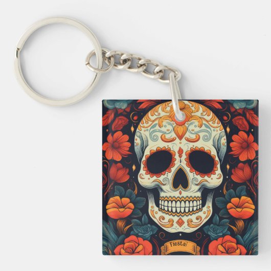 Fiesta! mexikanisches PARTY Schlüsselanhänger (Vorderseite)