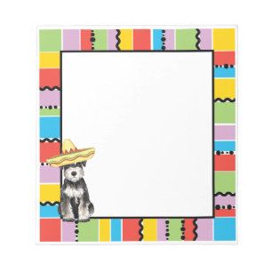 Fiesta Miniature Schnauzer Notizblock