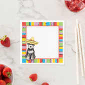Fiesta Miniature Schnauzer Serviette (Beispiel)