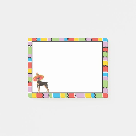 Fiesta-Minuten-Button Post-it Klebezettel (Vorderseite)