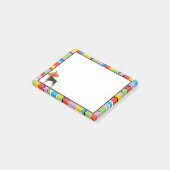 Fiesta-Minuten-Button Post-it Klebezettel (angewinkelt)