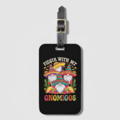 Fiesta mit meinem Gnomigos Gnome Cinco de Mayo Gepäckanhänger (Vorderseite Vertikal)