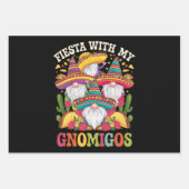 Fiesta mit meinem Gnomigos Gnome Cinco de Mayo Geschenkpapier Set (Vorderseite)