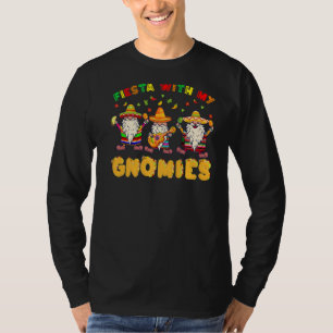 Fiesta mit meinen Gnomies Mexican cinco de mayo Po T-Shirt