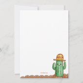 Fiesta mit Piñata Einladung (Rückseite)