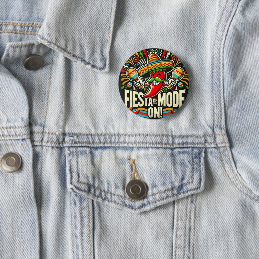 fiesta mode on! button (Beispiel)