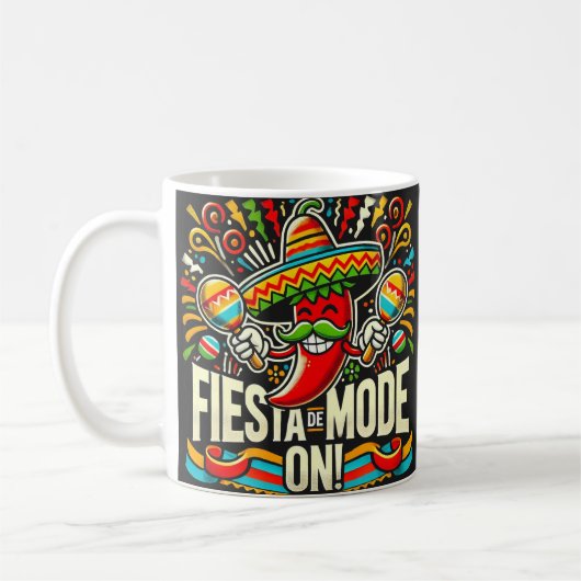 fiesta mode on! kaffeetasse (Links)