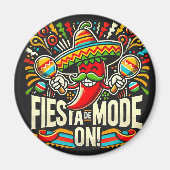 fiesta mode on! magnet (Vorne)
