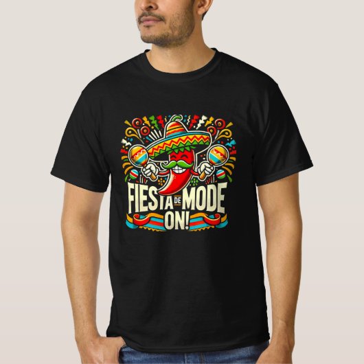 fiesta mode on! T-Shirt (Vorderseite)
