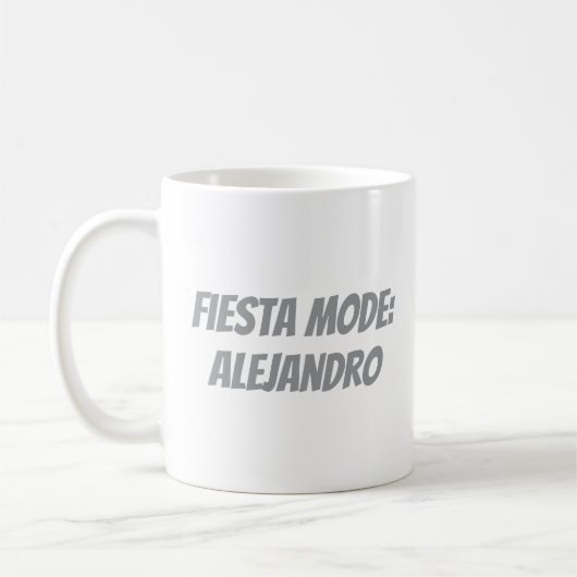 Fiesta Mode Personalisiert Cinco de Mayo Kaffeetasse (Links)