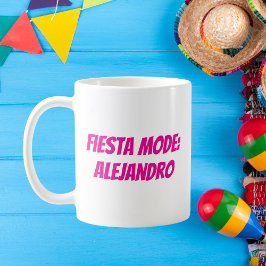 Fiesta Mode Personalisiert Cinco de Mayo Kaffeetasse