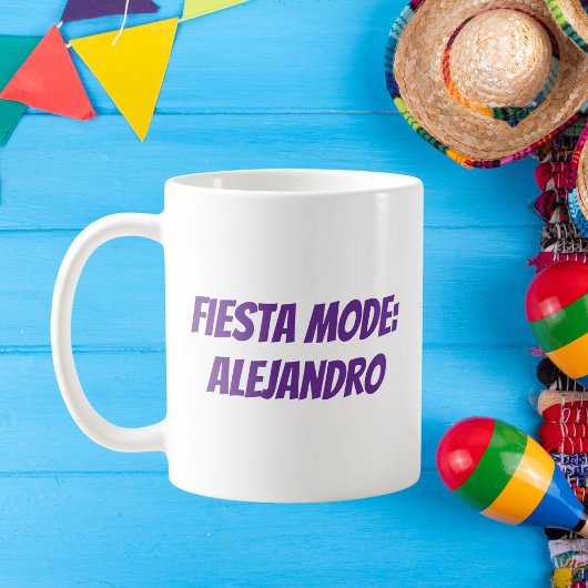 Fiesta Mode Personalisiert Cinco de Mayo Kaffeetasse