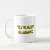 Fiesta Mode Personalisiert Cinco de Mayo Kaffeetasse (Links)