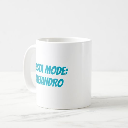 Fiesta Mode Personalisiert Cinco de Mayo Kaffeetasse (Vorderseite Links)