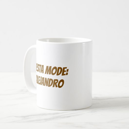 Fiesta Mode Personalisiert Cinco de Mayo Kaffeetasse (Vorderseite Links)