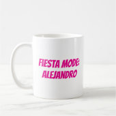 Fiesta Mode Personalisiert Cinco de Mayo Kaffeetasse (Links)