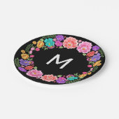 Fiesta Monogram Paper-Teller Pappteller (Schrägansicht)