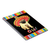 Fiesta Mops Notizblock (Rechte Seite)