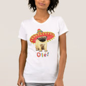 Fiesta-Mops T-Shirt (Vorderseite)