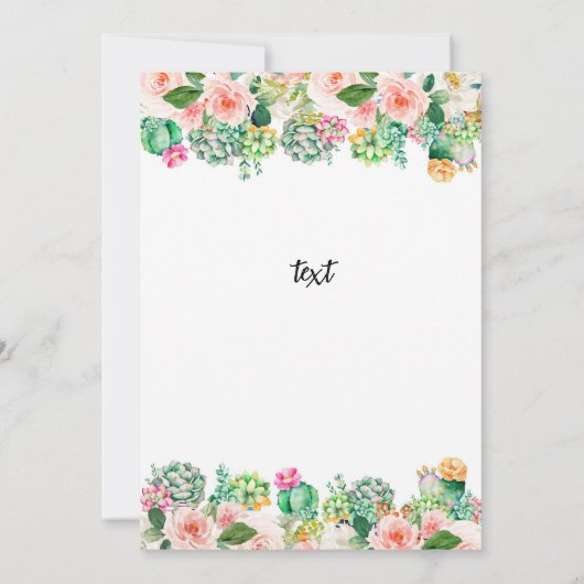 Fiesta Nacho Average Abschluss Einladung (Rückseite)