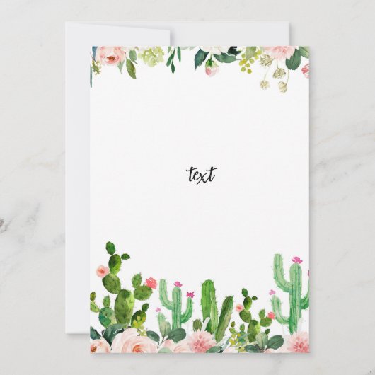 Fiesta Nacho Average Graduation Party Einladung (Rückseite)