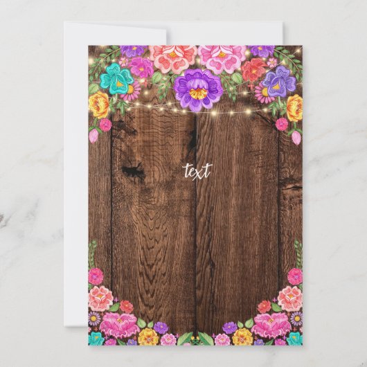 Fiesta Nacho Average Graduation Party Einladung (Rückseite)