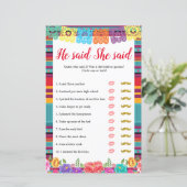 Fiesta nacho Durchschnitt sagte er, sie sagte, Spi (Stehend Vorderseite)