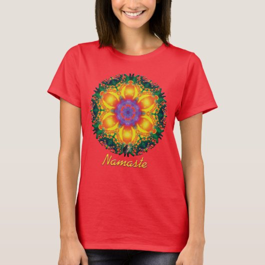 Fiesta Namaste Kaleidoscope T - Shirt (Vorderseite)