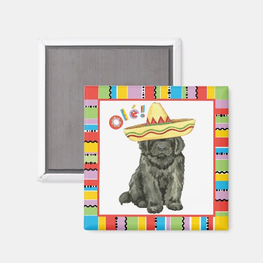 Fiesta Newfundland Magnet (Vorderseite/Rückseite)