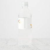 Fiesta ONE Birthday Water Flasche Labels Wasserflaschenetikett (Rückseite)