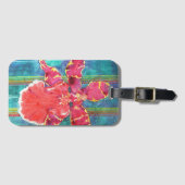 Fiesta-Orchidee Gepäckanhänger (Vorderseite (Horizontal))