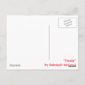 Fiesta, Original Abstrakt Postkarte (Rückseite)