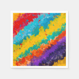 Fiesta Paint Color Splash Party Serviette