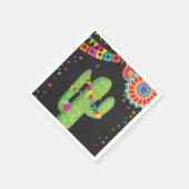 Fiesta Paper Napkin Mexican Cactus Floral Birthday Serviette (Ecke)