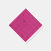 Fiesta Paper Napkin Mexican Cactus Floral Pink Serviette (Ecke)