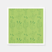 Fiesta Paper Napkin Mexican Cactus Floral Serviette (Vorderseite)